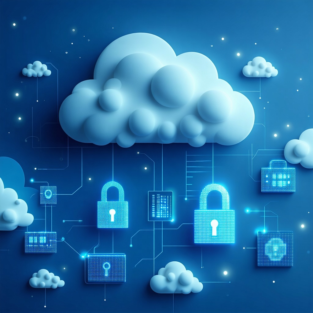 cloud adoption cybersecurity background image